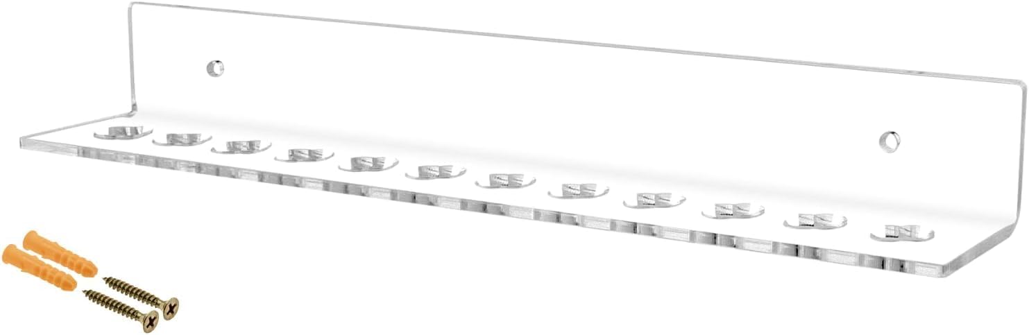 feeling well acyrlic transparent scissor hanging oragnizer holder display stand for professional groom hairdress knife lighter and kitchen-image-12