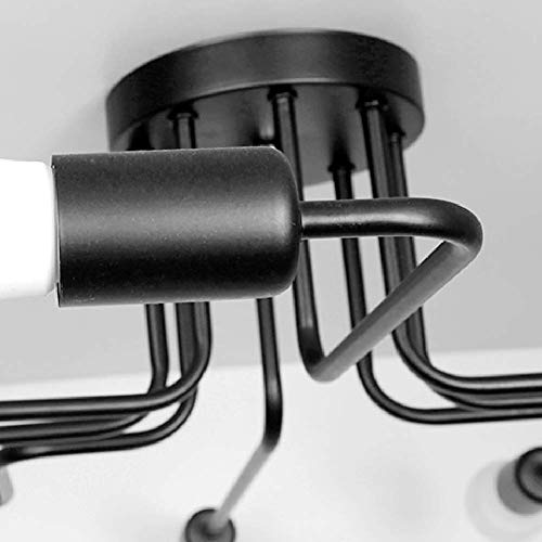 Lámpara de techo E27 para iluminar tu cafetería con un toque industrial retro 6