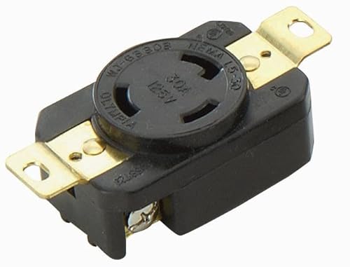 NEMA L5-30R Locking Receptacle 120V, 30A by POWERTRONICS CONNECTIONS