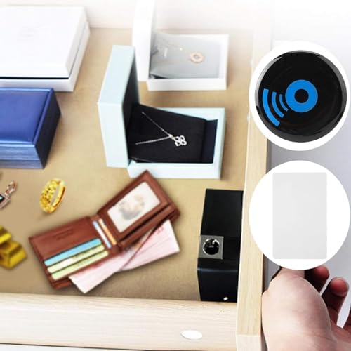 Image of Universal RFID Hidden Cabinet Lock, Home Office Smart Electronic Invisible Reader for Wooden Drawer Locker Cabinet Slidding Door Auto-rebounce Auto-Lock Durable Anticorrosion