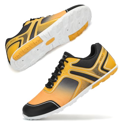 Men's Trail-Running Shoes Hike Barefoot Minimalist Wide Toe Box Shoes Grounded Footwear for Gym...