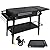 Autoholic Outdoor Griddle Table Portable Grill Stand Fit for Blackstone Stand for 17/22 inch Griddles, Camping, Backyard Cooking with BBQ Prep Table Seasoning Tray