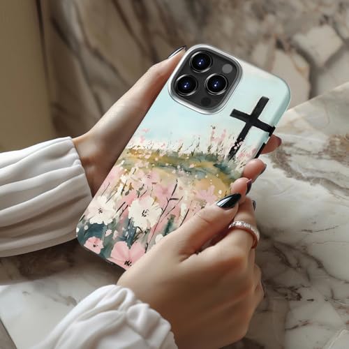 Esdot Cute Case for iPhone 13 Pro,Compatible with Magsafe,Trendy Floral - image 2