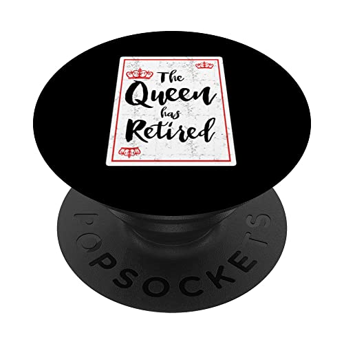 The Queen Has Retired | Ruhestand | Großmutter PopSockets mit austauschbarem PopGrip The Queen Has Retired | Ruhestand | Großmutter PopSockets mit austauschbarem PopGrip