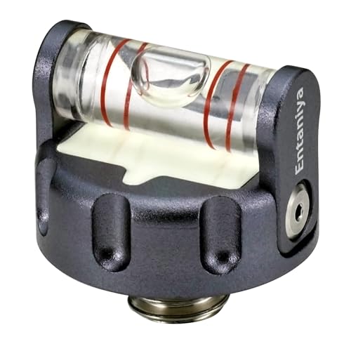 Entaniya ネジ付き気泡管水準器(スピリットレベル)蓄光機能付 日本製 (ネジサイズ: 1/4-20) 【G027】