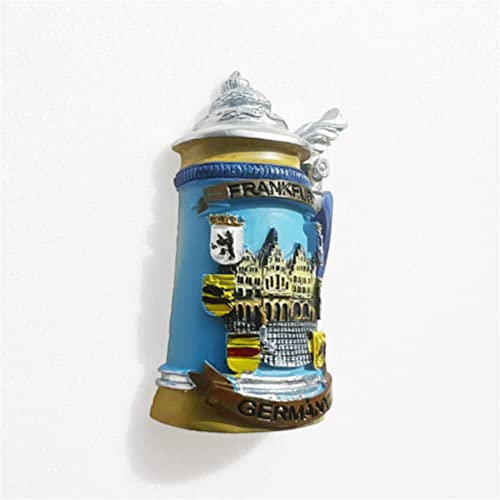 Imán decorativo para refrigerador estilo cerveza Frankfurt miniatura 3