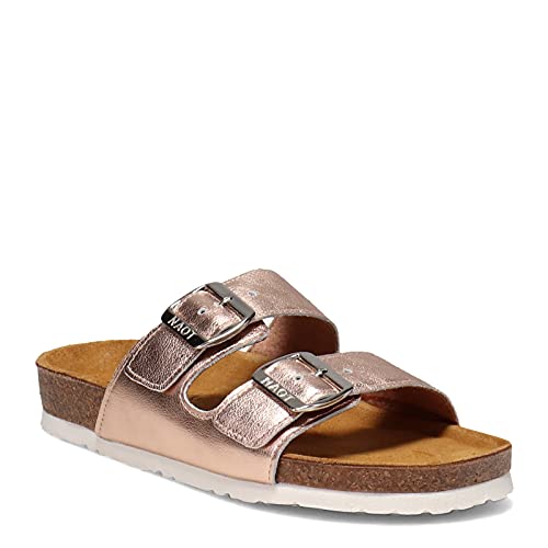 NAOT Women's Santa Barbara Sandal Soft Rose Gold Leather 9-9.5 US