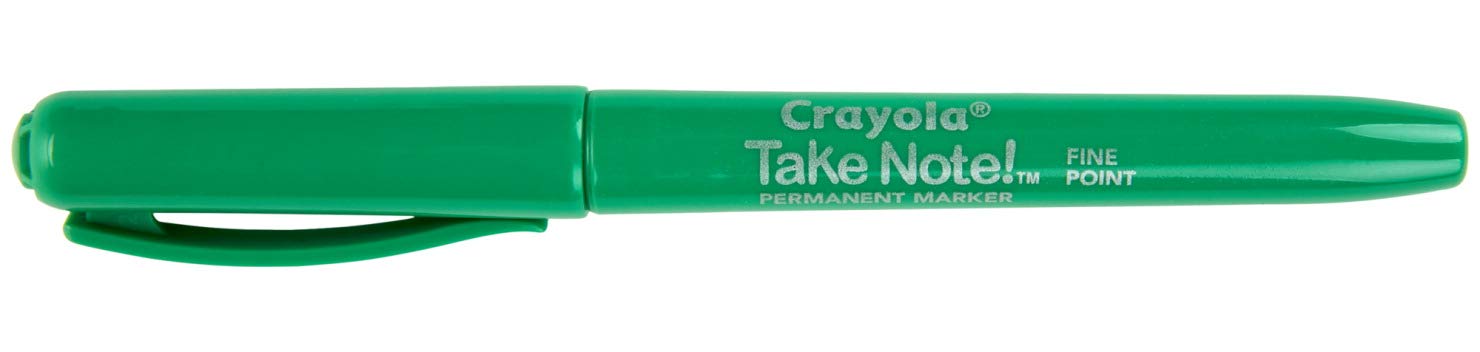Crayola Take Note Permanent Markers, Fine Point, Assorted Colors, School Supplies, 8 Count - Image 6 thumbnail