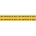 Brady 7143-4, 92077 Self-Sticking Vinyl Pipe Marker, (Pack of 50 Cards)