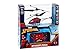 World Tech Toys Marvel Spider-Man RC Helicopter – Easy‑Fly Remote Control Helicopter with LED Lights, Durable Body, Coaxial & Rear Rotors – Spiderman Toy for Kids 8+