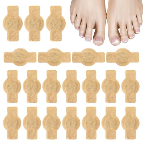 OIXYAZ 42 Parches reparadores de uñas para pies,Parches reparadores transpirables e impermeables para uñas con hongos,Parches de Reparación para Uñas Dañadas y la Apariencia de Uñas Decoloradas