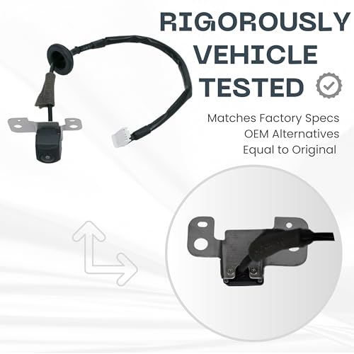 Image of Backup Camera Replaces for 2012-2015 Mazda CX-9 OE Part # TK21-67-RC0C, TK21-67-RC0, TK21-67-RC0A, TK21-67-RC0B