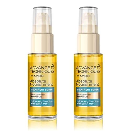 Absolute Nourishment Argan Hair Serum. Instantly hydrates dry and damaged hair. Infused with argan oil in a lightweight and non-greasy serum - NEW 2 pack - 30ml