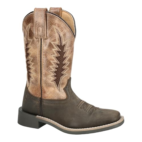 Smoky Mountain Western Boots Boys Desperado Leather Dark Brown 3421Y4