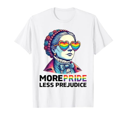 Pride Month More Pride Less Prejudice LGBT T-Shirt