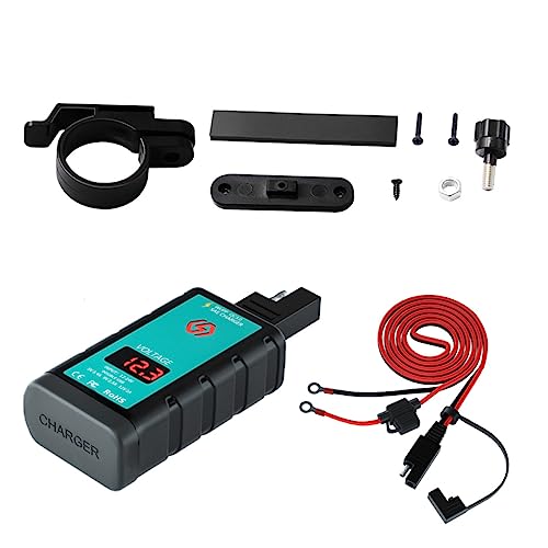 ETHZZLE Motorcycle Charging Adapter SAE Socket Universal Phone Charger USB to SAE Cable High Performance Quick Charging