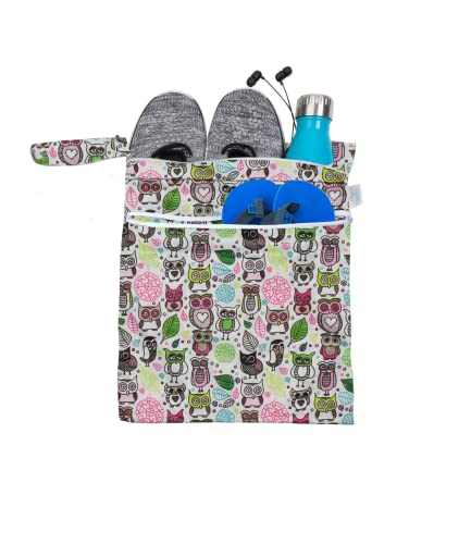 Image of Chic Buddy Waterproof Wet Bag, Washable, Reusable for Travel, Beach, Pool, Stroller, Diapers, Dirty Gym Clothes, Wet Swimsuits, Toiletries