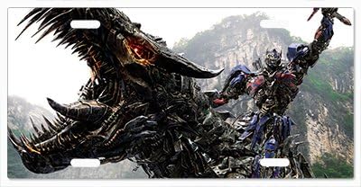 Transformer Dino Bots G1 Vanity License Plate