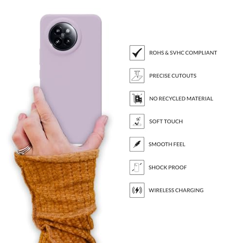 Image of SPRIG Compatible with Mi 14 Civi Premium SilkTone Back Cover Drop Tested Shock Proof Mobile Case for Men, Women, Boys and Girls with Camera Protection (Lilac)
