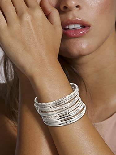 Indian Bracelets For Women Stackable Textured Bracelet Gold Bangle Bracelets Smooth Aztec Bangles Set Western Indian Bangle Gifts #TOP2