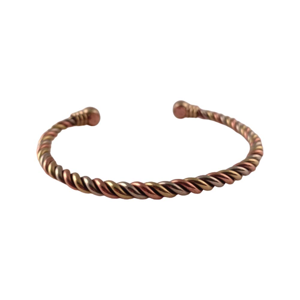 StylOnn Unisex Men Women Pure Magnetic Copper Bracelet Arthritis Pain Relief Healing Therapy Cuff Bangle
