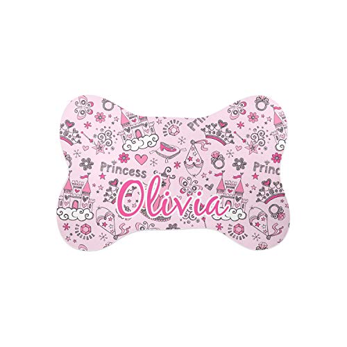 YouCustomizeIt Personalized Princess Bone Shaped Dog Food Mat (Small)