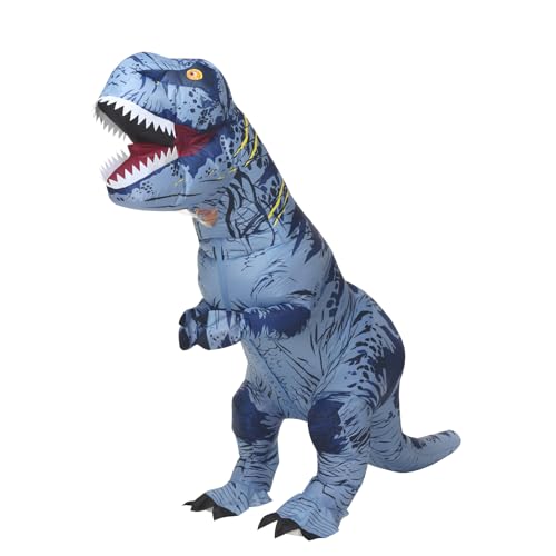 Disfraz inflable de dinosaurio para niños y adolescentes