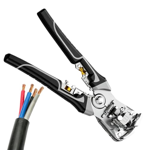 Pinza pelacables multifuncional con crimpadora integrada para cables 2
