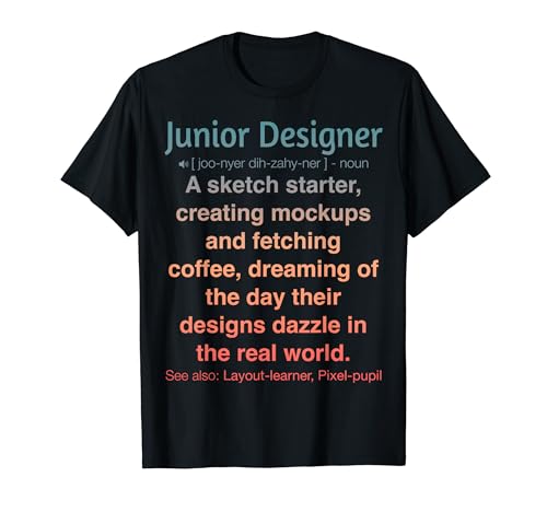 Divertente Junior Designer Maglietta