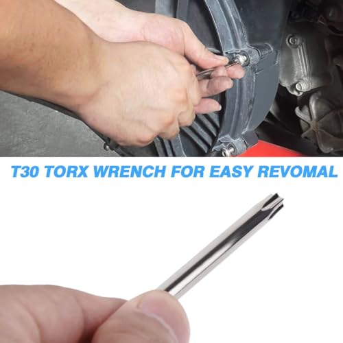 Image of Chelhead Heavy Duty CVT Belt Changing Tool with T30 Torx Wrench, Black | OEM part numbers 708200720, 529000088, and 708200686, Compatible with Can-Am Maverick X3, X3 MAX, X3 Trail 1000R 2017+