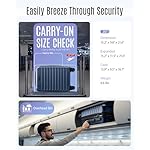 LIGHT FLIGHT Carry On Luggage 22x14x9 Airline Approved, Carry On Suitcases with Wheels, Expandable Hardside Lightweight Rolling Travel Luggage with TSA Lock 20 Inch Carryon, Royal Blue - Image 3