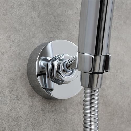 Support douchette acier inoxydable brossé rotatif haut de gamme