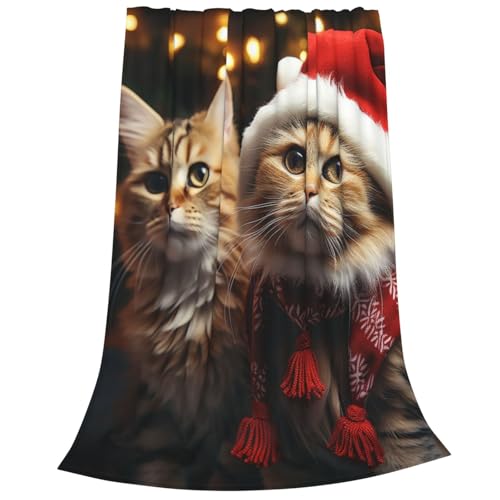 Couverture de Noël douce en flanelle idée cadeau plaid chaud canapé