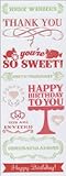 Martha Stewart Crafts Clear Stamps, All Occasions