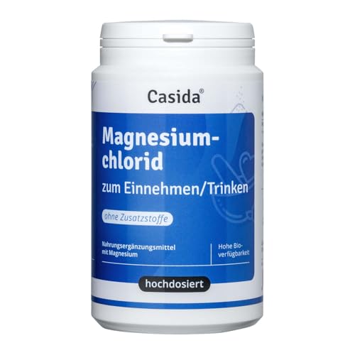 Casida Magnesiumchlorid zum Einnehmen/zum Trinken - Gereinigtes Zechstein Magnesiumchlorid innerlich anwendbar - optimale Magnesiumaufnahme - 210 g Pulver - aus der Apotheke