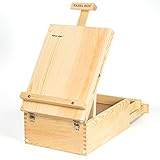 【Regalo Ideal para Bocetos Artísticos】Nuestro caballete de madera plegable es el regalo perfecto para artistas experimentados, aficionados o novatos para cumpleaños, Navidad, vacaciones o cualquier ocasión, dando a sus hijos la oportunidad de dibujar mientras descubren su creatividad.
