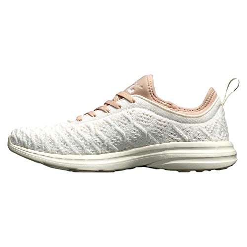 APL Athletic Propulsion Labs Women's Techloom Phantom Shoe, Ivory/Rose Dust, 7