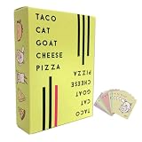 HAUZMLL Taco Cat Goat Cheese Pizza Juego de Cartas, Juego de Salón Familiar, ideal para divertirse con la familia o amigos por la noche, de 2 a 8 jugadores, idioma inglés