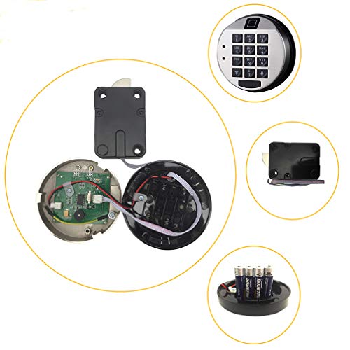 YOSEC Electronic Biometric Gun Safe with Stainless Steel Chrome Finish Keypad Lock - Thumbnail 3
