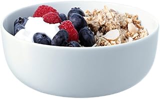LSA Dine Cereal/Soup Bowl Curved Ø15cm | Set of 4 | Handmade Porcelain | DI43