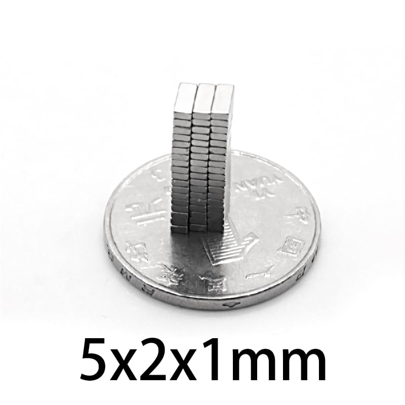 Neodymium Small Block 5 * 2 * 1mm Super Permanent Permanent Rectangle 5x2x1mm(1000pcs)