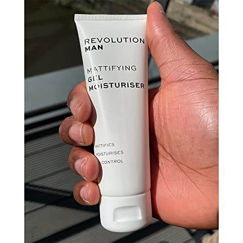 Revolution Man, Mattifying Gel Moisturiser, 75ml, 75 ml (Pack of 1) - Image 4