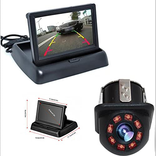 Riloer Telecamera di retromarcia per auto, telecamera di backup HD