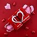 Avilia Juego de 2 tazas para parejas con decoración de corazones Imagen de Avilia Juego de 2 tazas para parejas con decoración de corazones