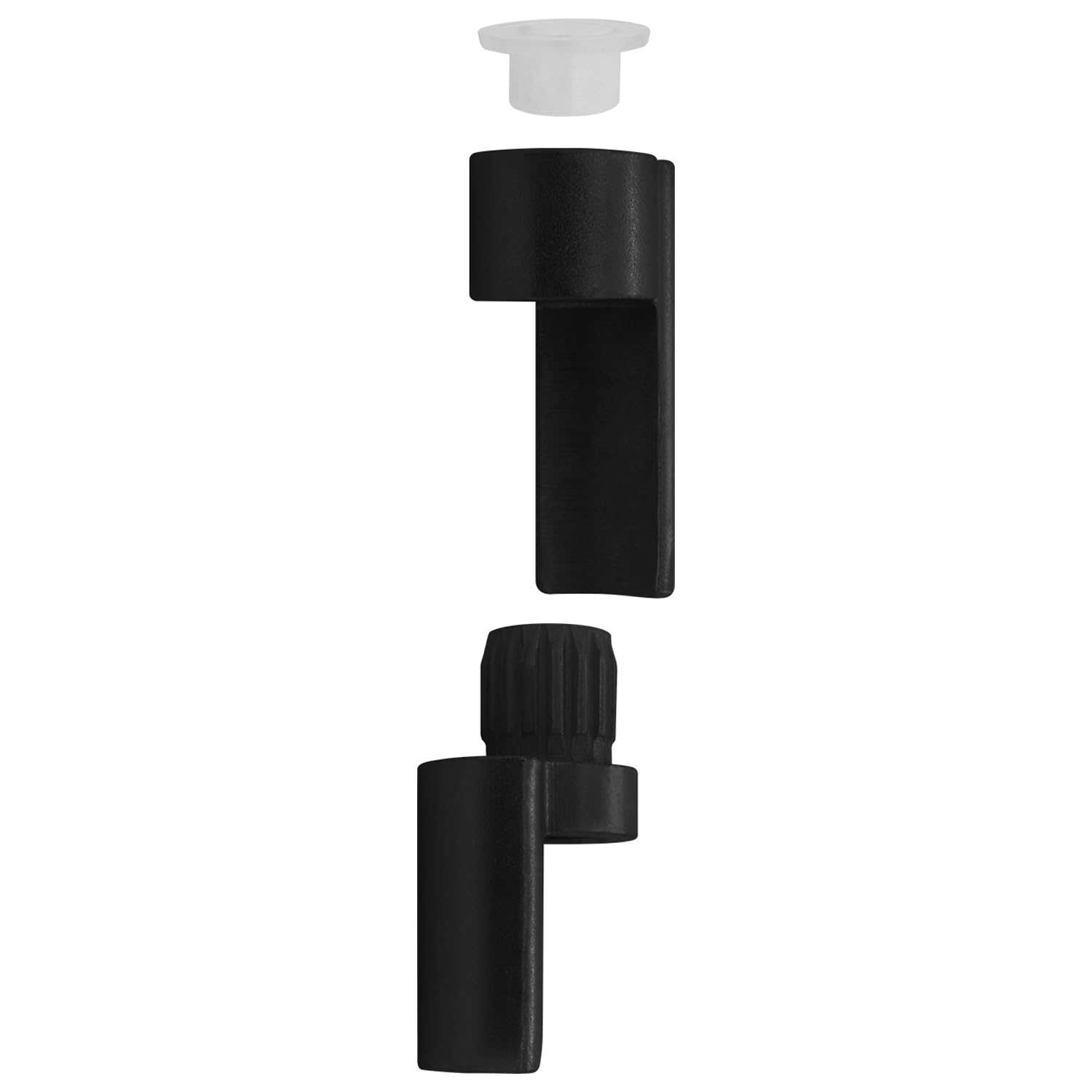 Nuk3y Products K3 Black Nuk3y Door Saver 3 Iii Hinge Pin Stop For Residential Doors Fits All 3" To 4-1/2" Hinges (Black)