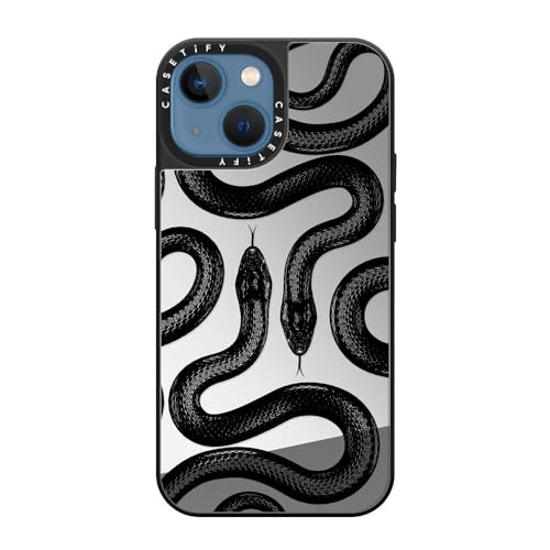 Coque miroir iPhone 13 Mini CASETiFY Serpent Royale fini les rayures - 5