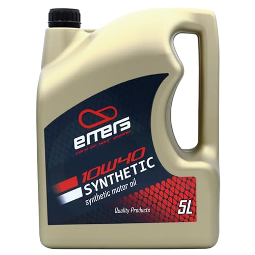 EMERS | Aceite de Motor 10W-40 Sintético | 5L | Lubricante Multigrado | Protección y Rendimiento Óptimo | Compatible con Motores Gasolina y Diésel