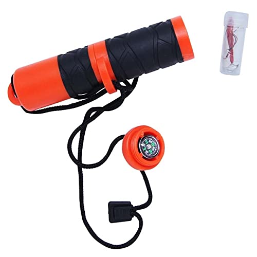 MINI KIT DE SOBREVIVÊNCIA 6 EM 1 FLAME AZTEQ COM INICIADOR DE FOGO