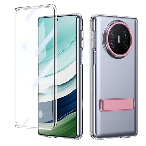 Rotating Flip Case Compatible with Huawei Mate X5 Case with Screen Protector Kickstand Lightweight Protective Case Military Grade Shockproof Transparent Ultra Thin Case pa