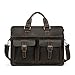 SKED Aktentaschen Multifunktions-Men's Messenger Large Capacity Bag Male Laptop Bag Herren Business Travel Bag (A, Größe: 30 x 41 cm), Broschen